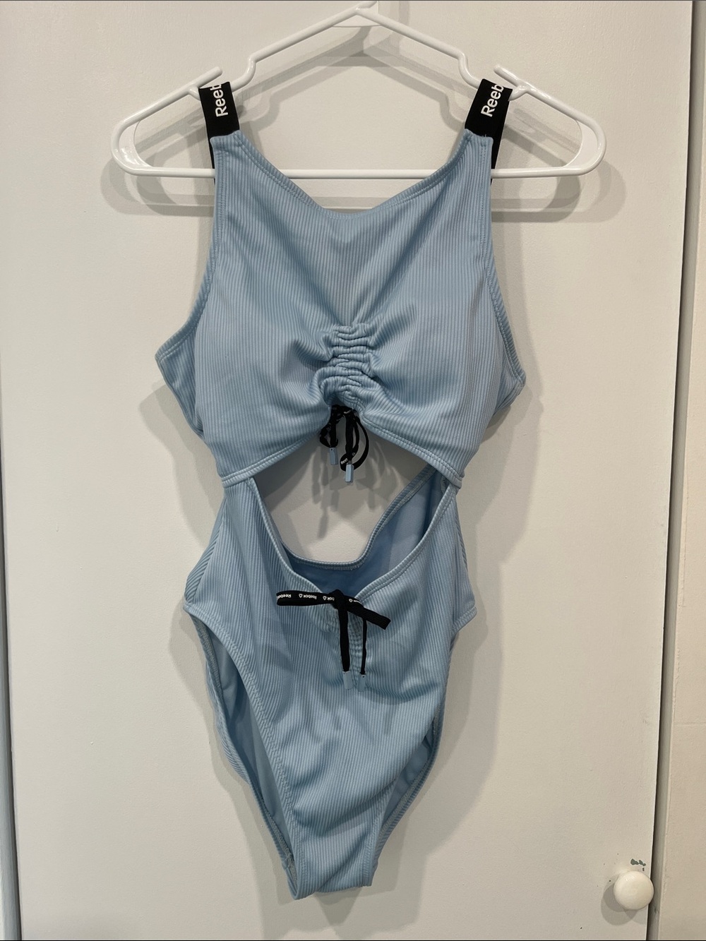 Reebok Light Blue One-Piece Swimsuit – Size Small